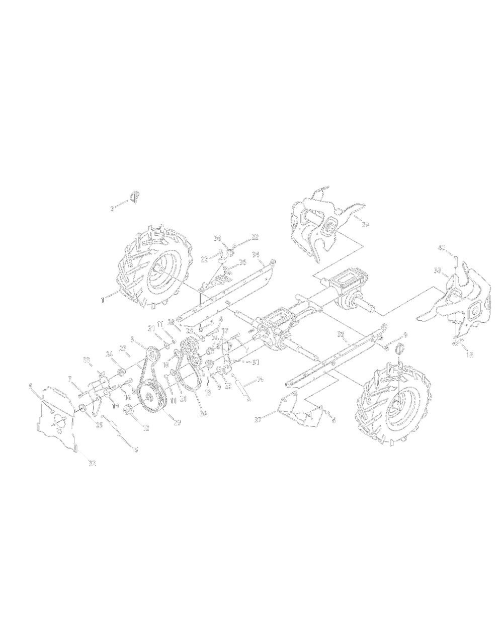 Tineanddrive 21aa40x Diagram and Parts List for 21AA40M1052 2012 Yard Machines Tiller